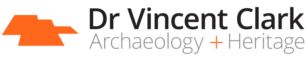 Dr Vincent Clark Archaeology + Heritage logo